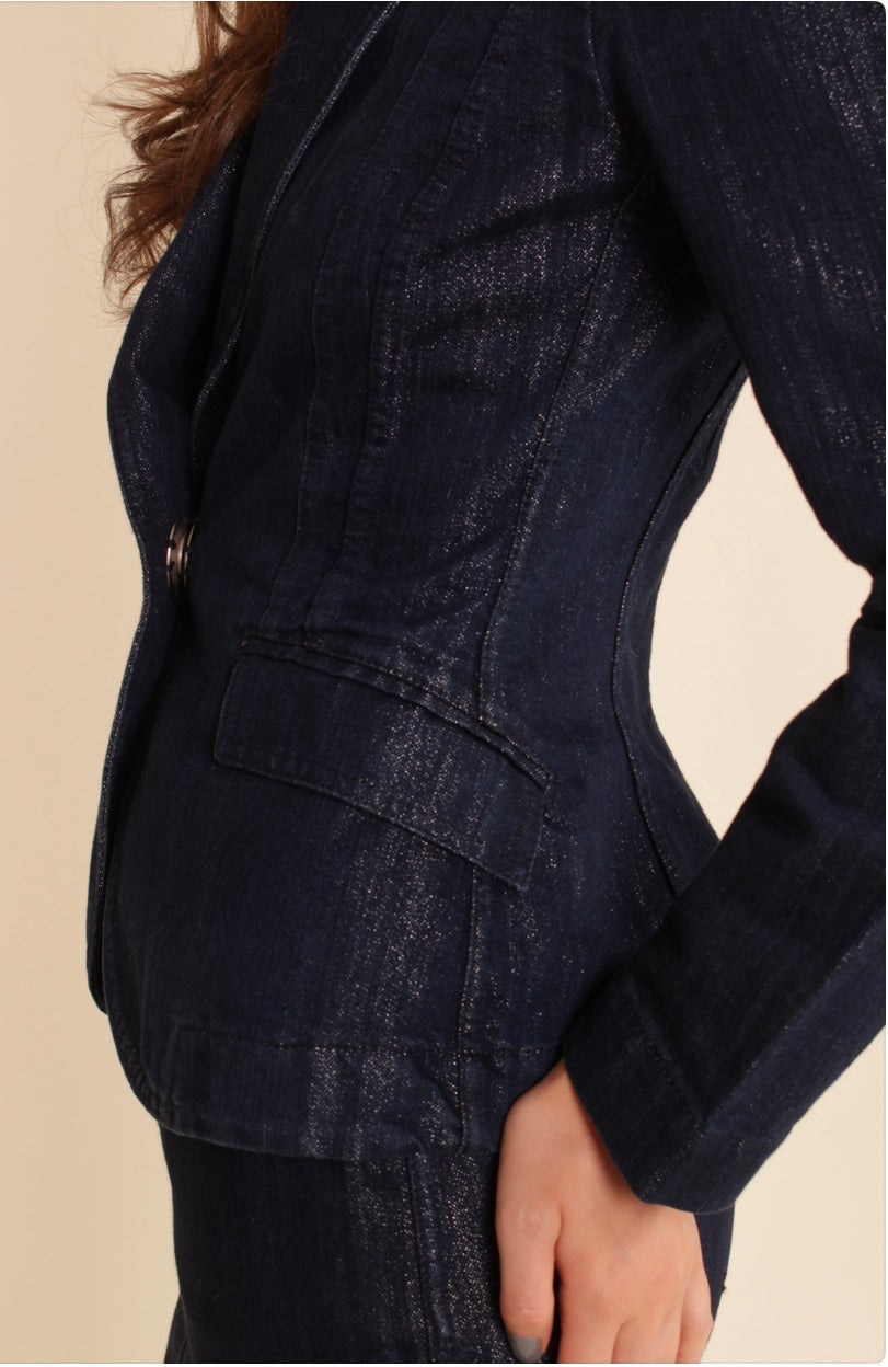 Dior by John Galliano 2007 Denim Shimmer Suit