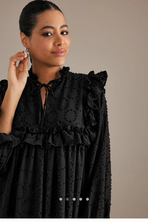 Stella Nova Black Shimmer Dress - nwt