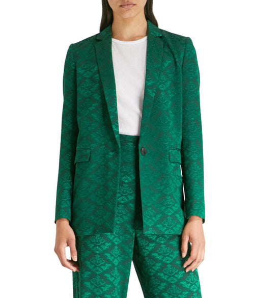 Sandro Green Embossed Jacket