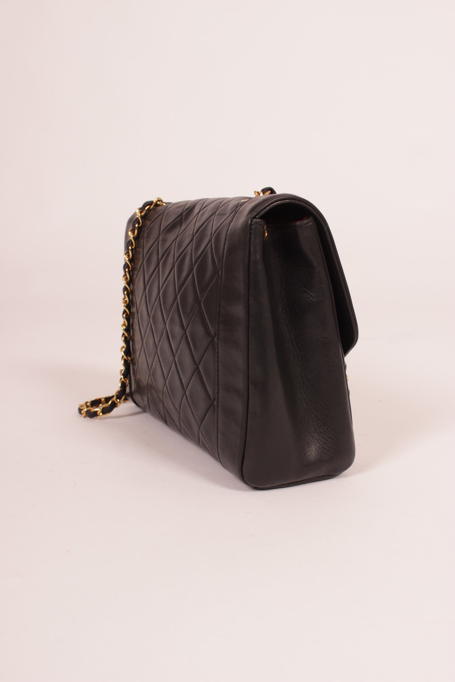 Vintage Chanel Lambskin Diana Flap Bag