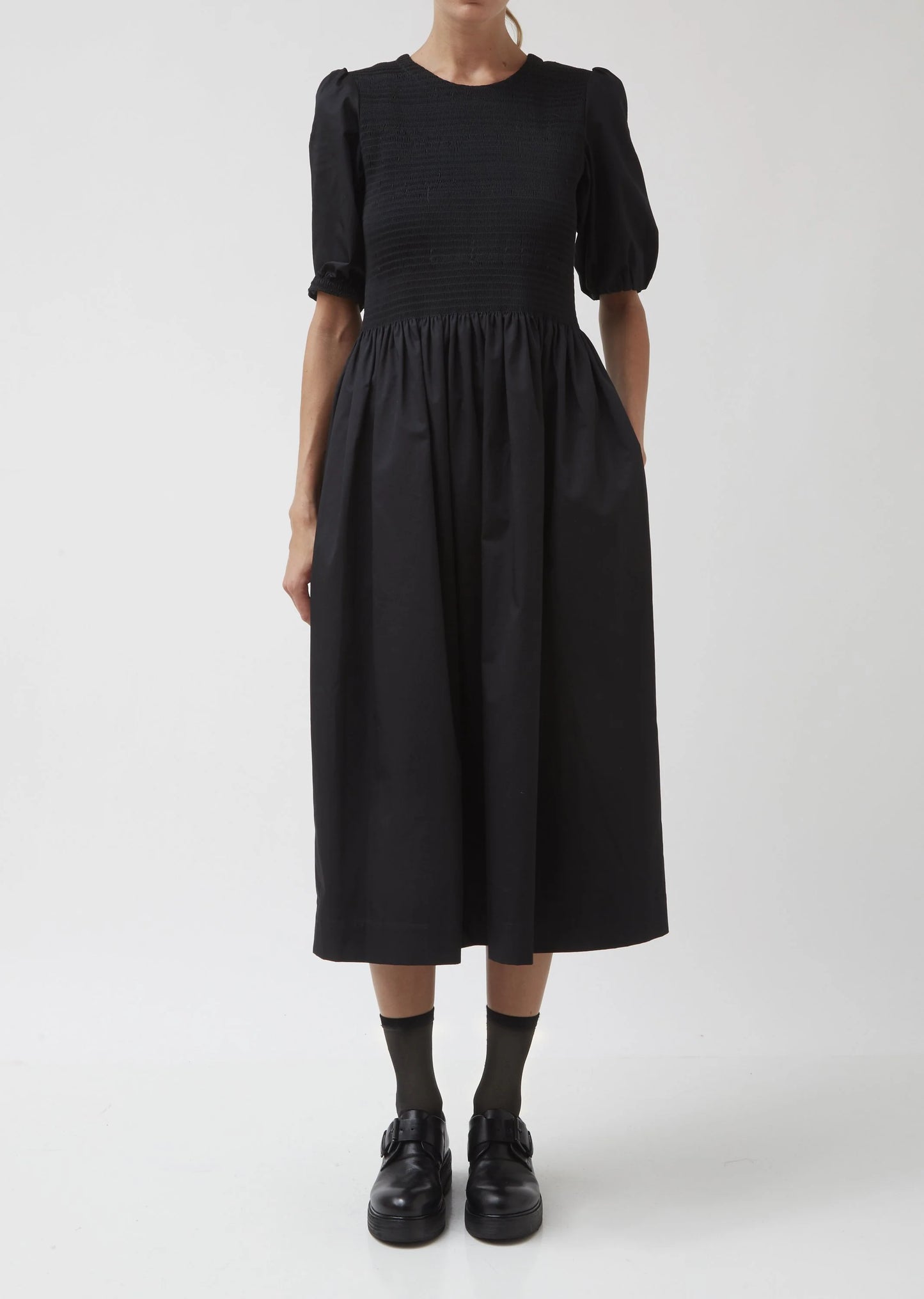 Molly Goddard Rory Black Dress ReBoundStore Molly Goddard Rory Black Dress ReBoundStore