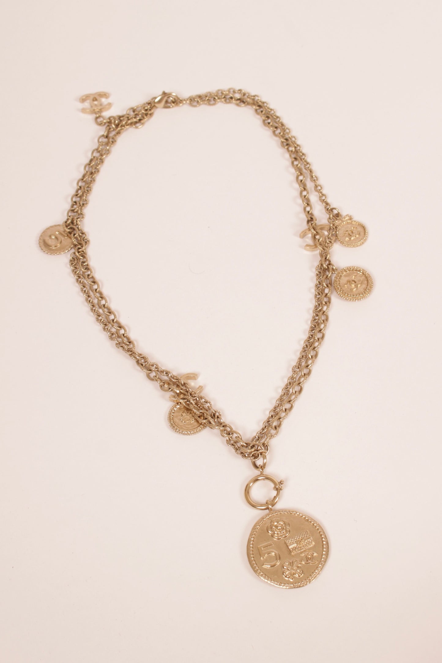 Chanel 100th Anniversary Coin Necklace