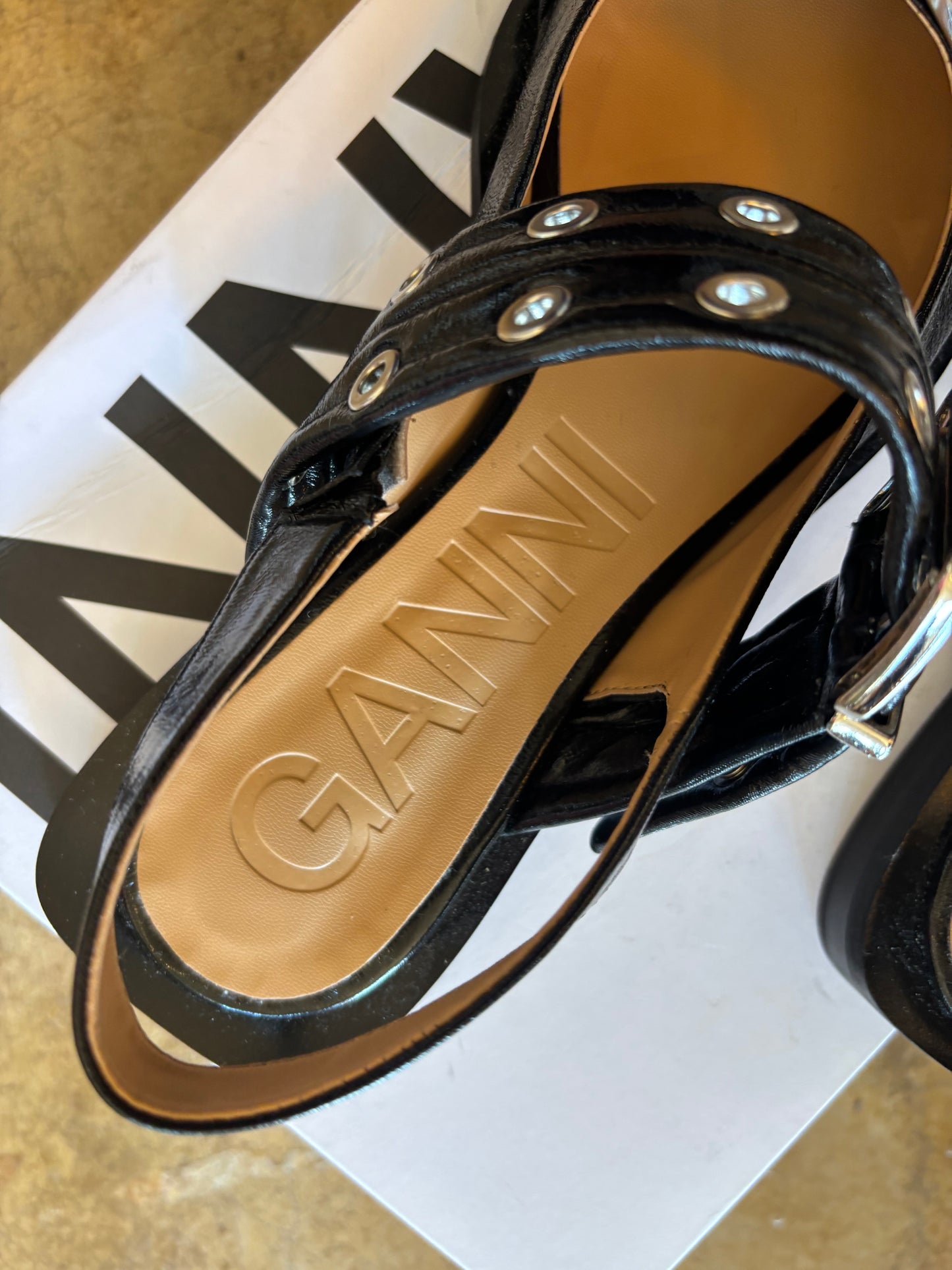 Ganni Sling Back Shoes