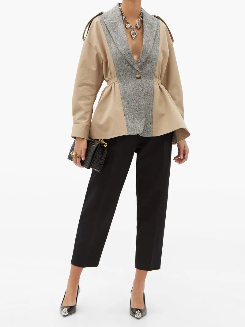 Alexander McQueen Prince of Wales Trench Jacket