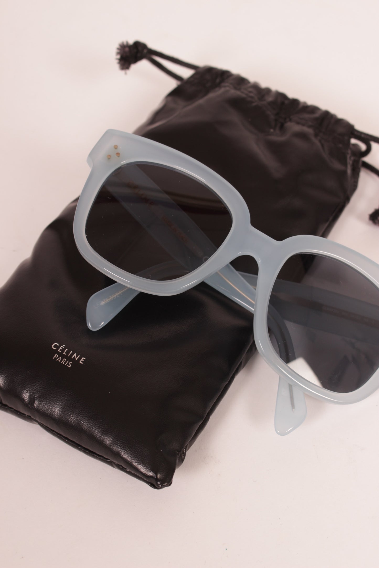 Celine Pale Blue Acetate Sunglasses