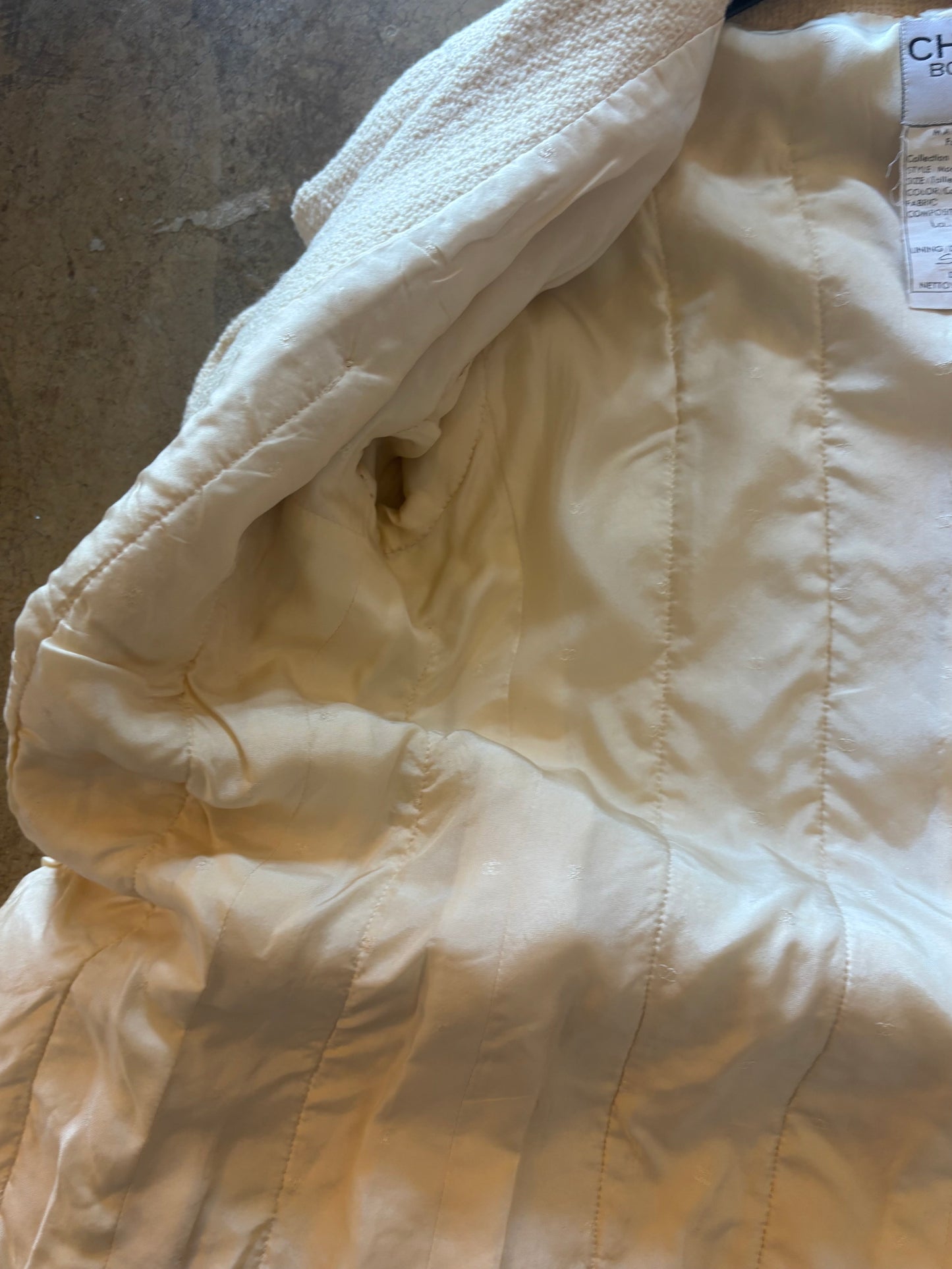 Vintage Chanel Cream Blazer