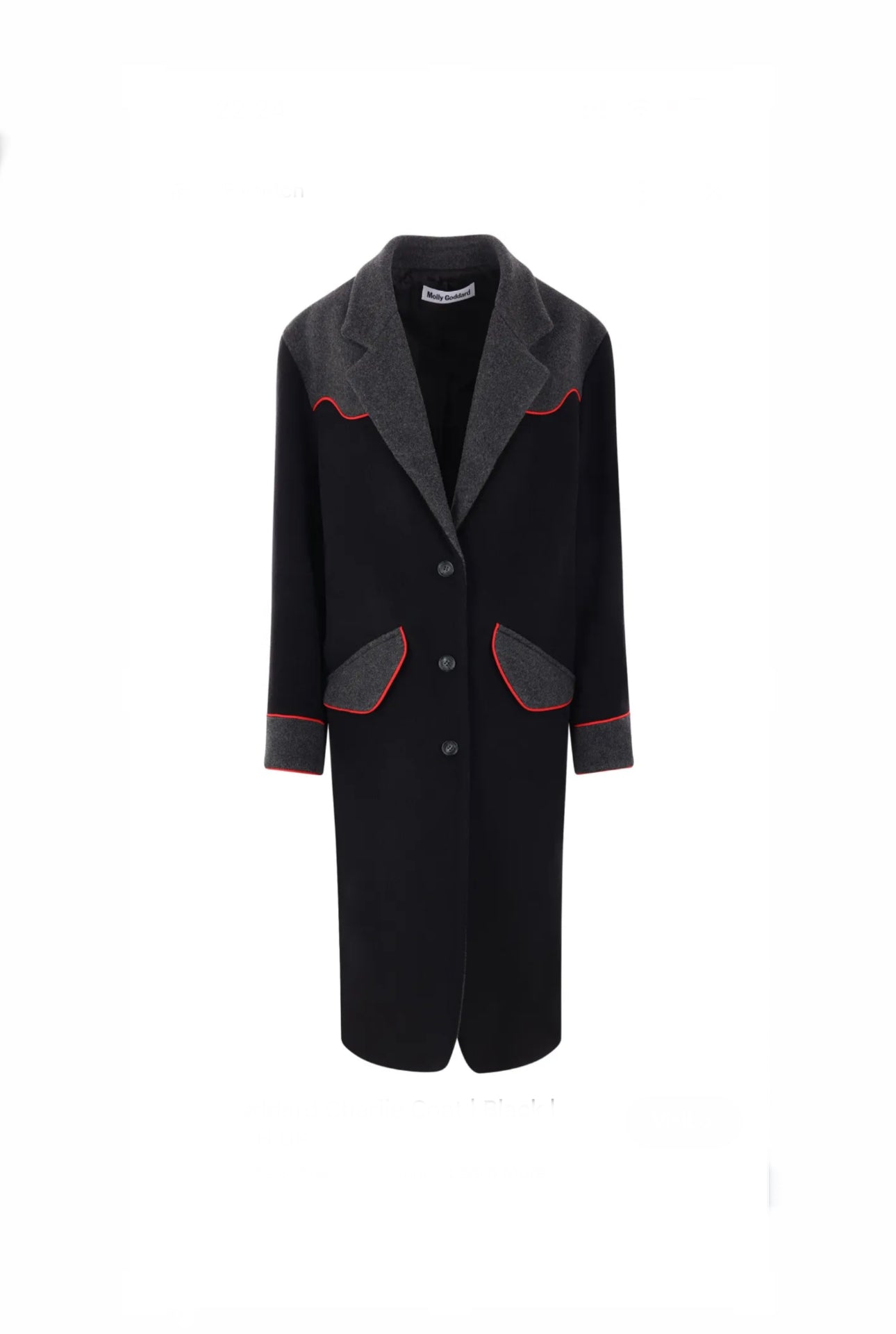Molly Goddard Charlie Wool Coat