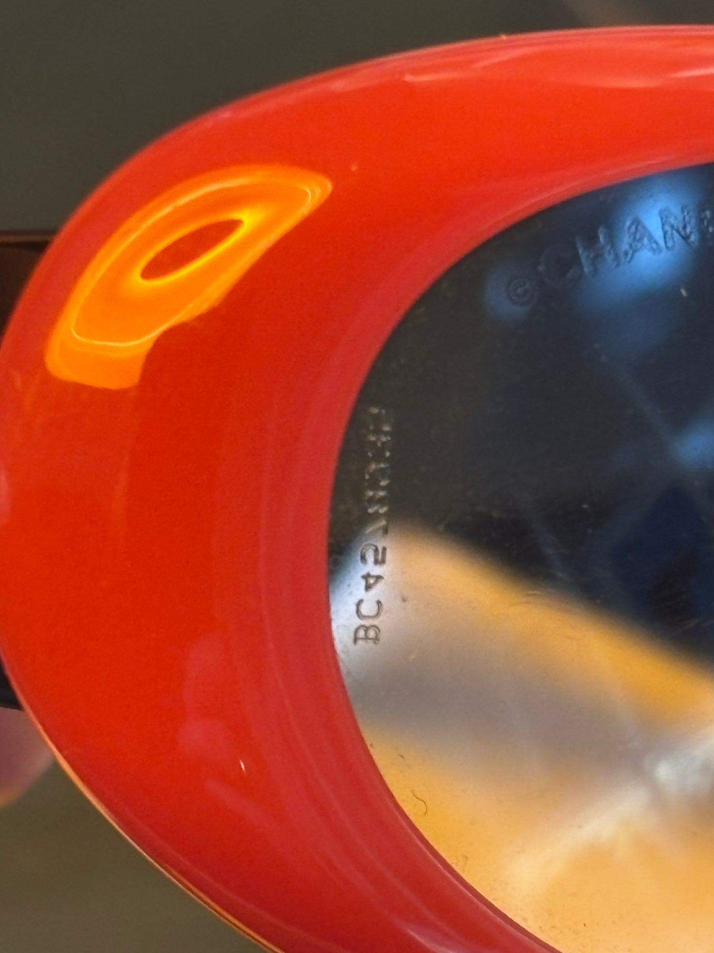 Chanel Vintage Pink Black Sunglasses