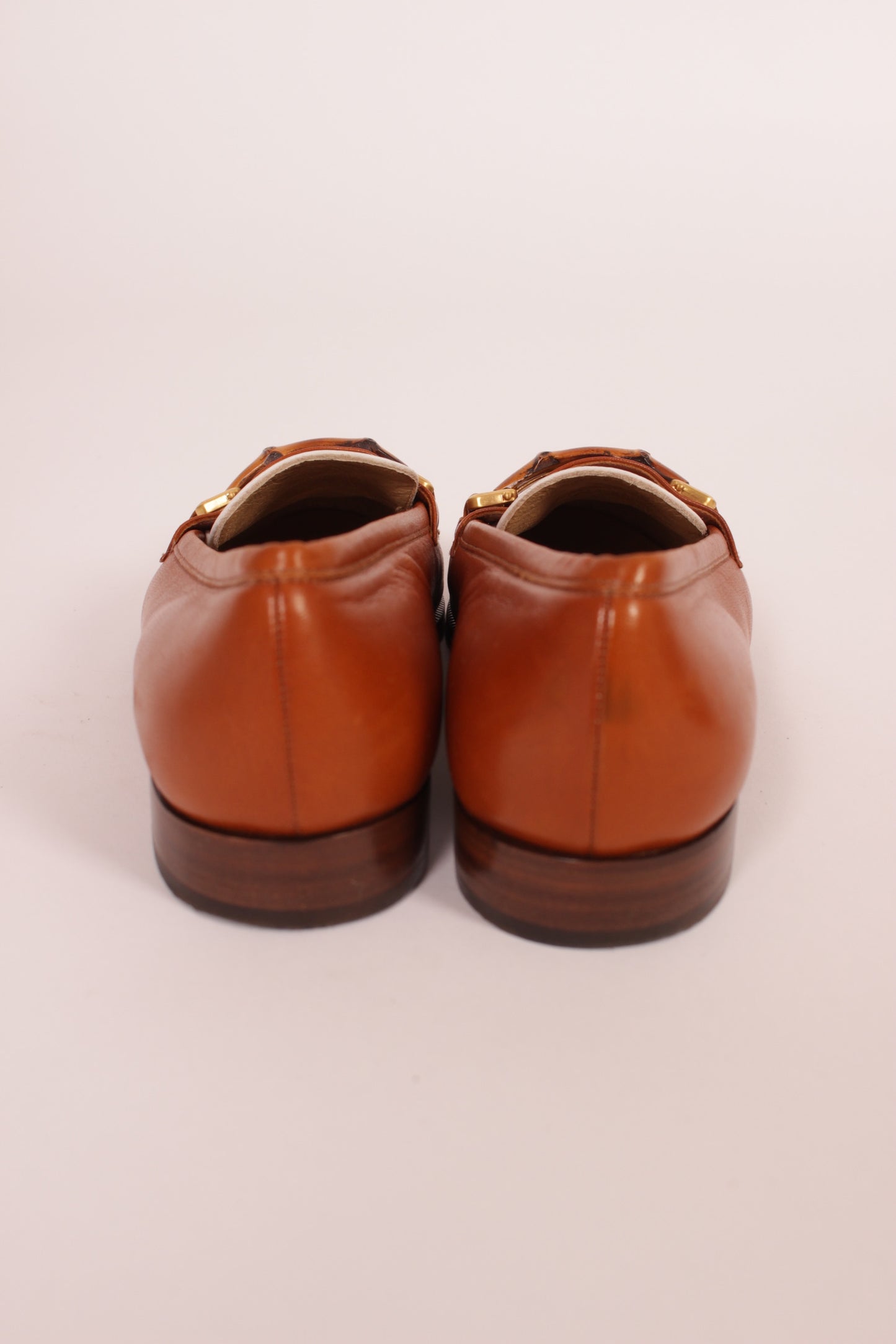 Gucci Vintage Bamboo Bit Loafers