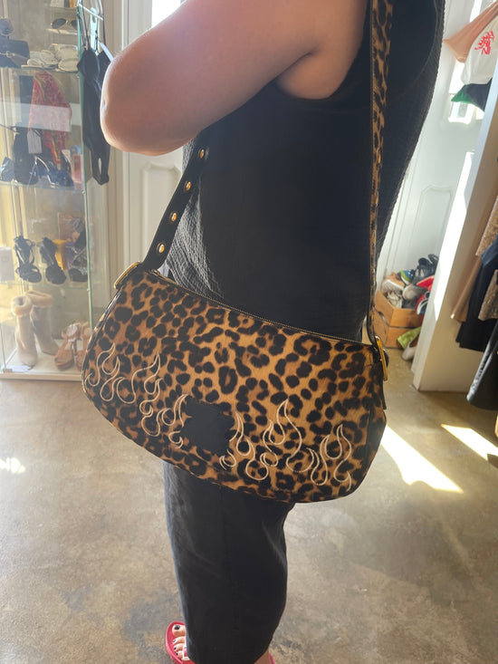 Zola the Label Leopard Bag - new