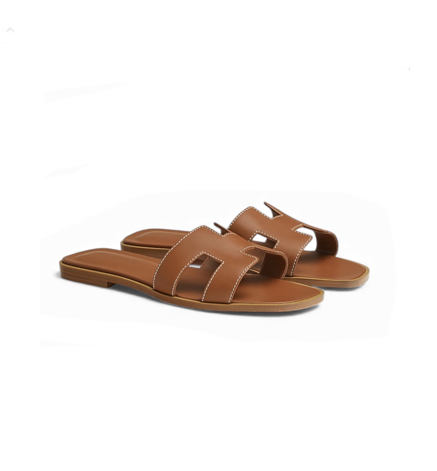Hermes Oran Tan Sandals