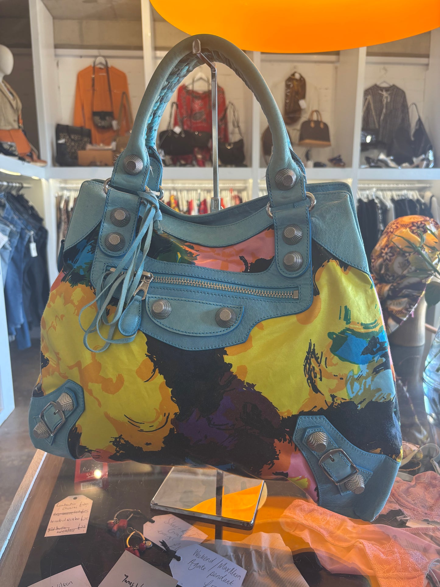 Balenciaga Giant Floral City Bag
