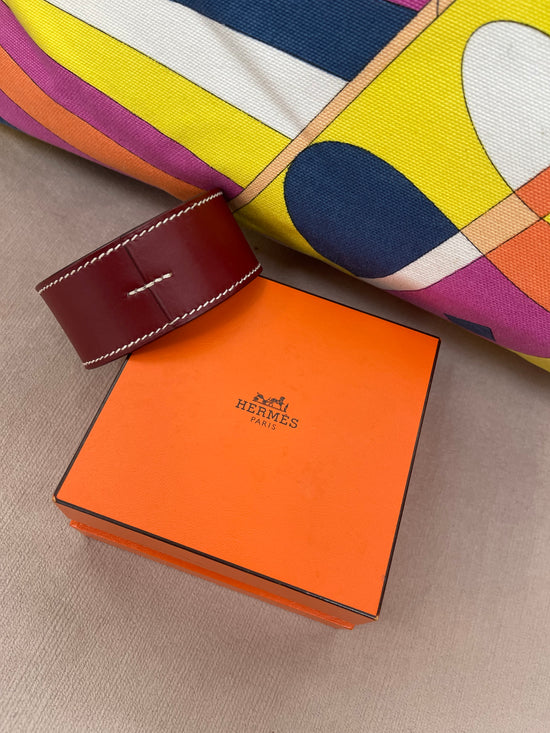 Vintage Hermes Leather Bracelet