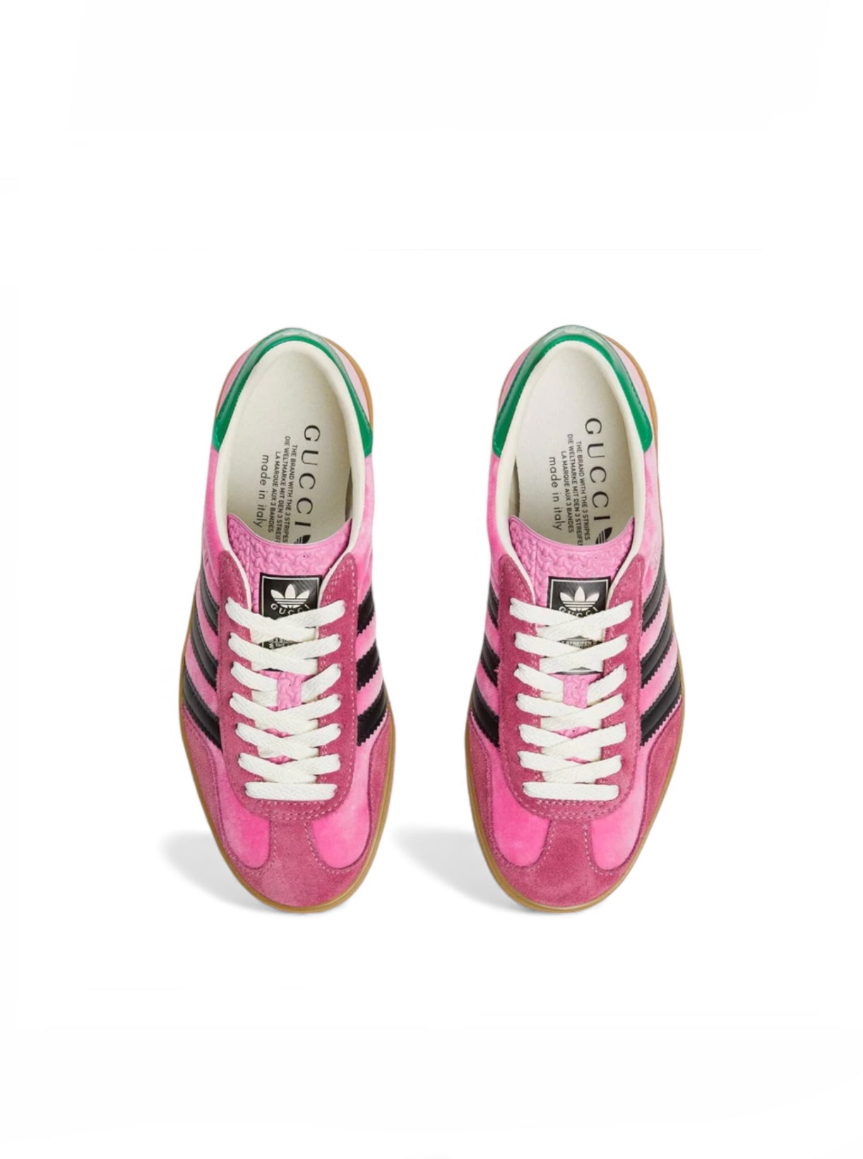 Gucci x Adidas Pink Velvet Trainers