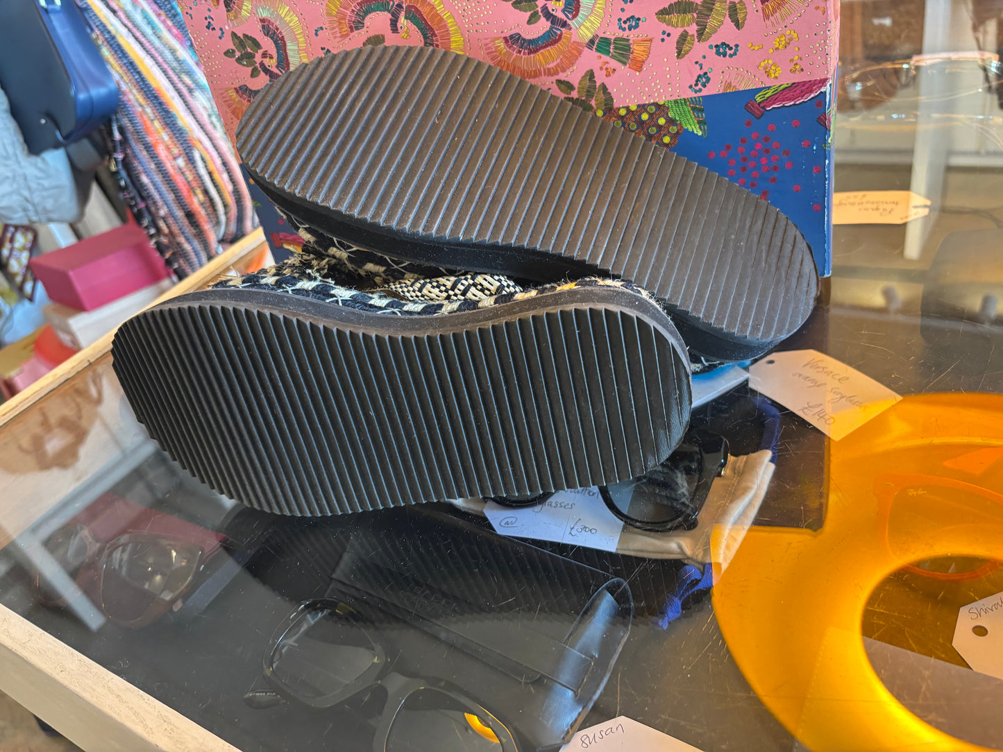 Farm Rio Woven Slides