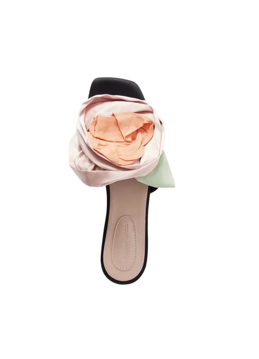 Simone Rocha Satin Rosette Slides