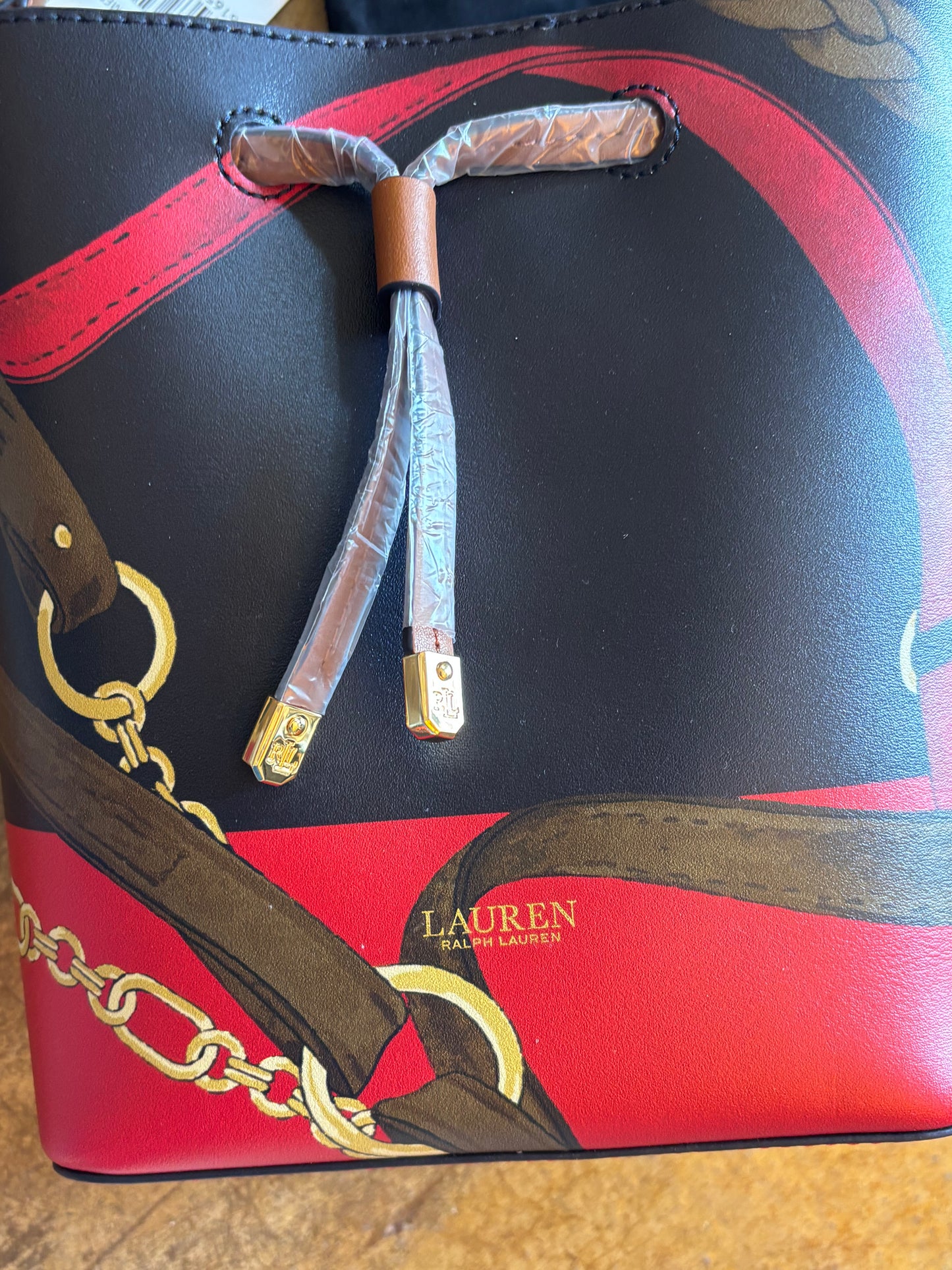 Ralph Lauren Leather Bucket Bag - NWT