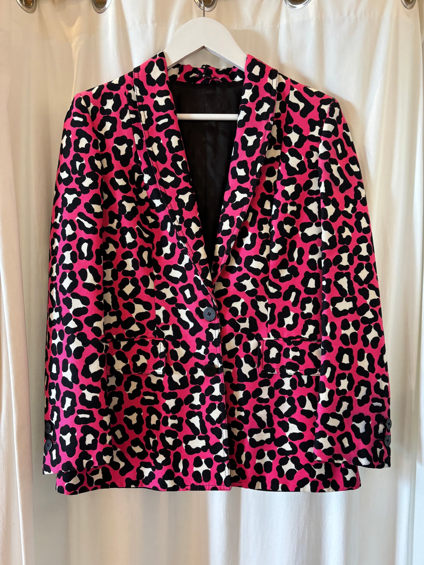 Bottega Veneta Pink Leopard Jacket