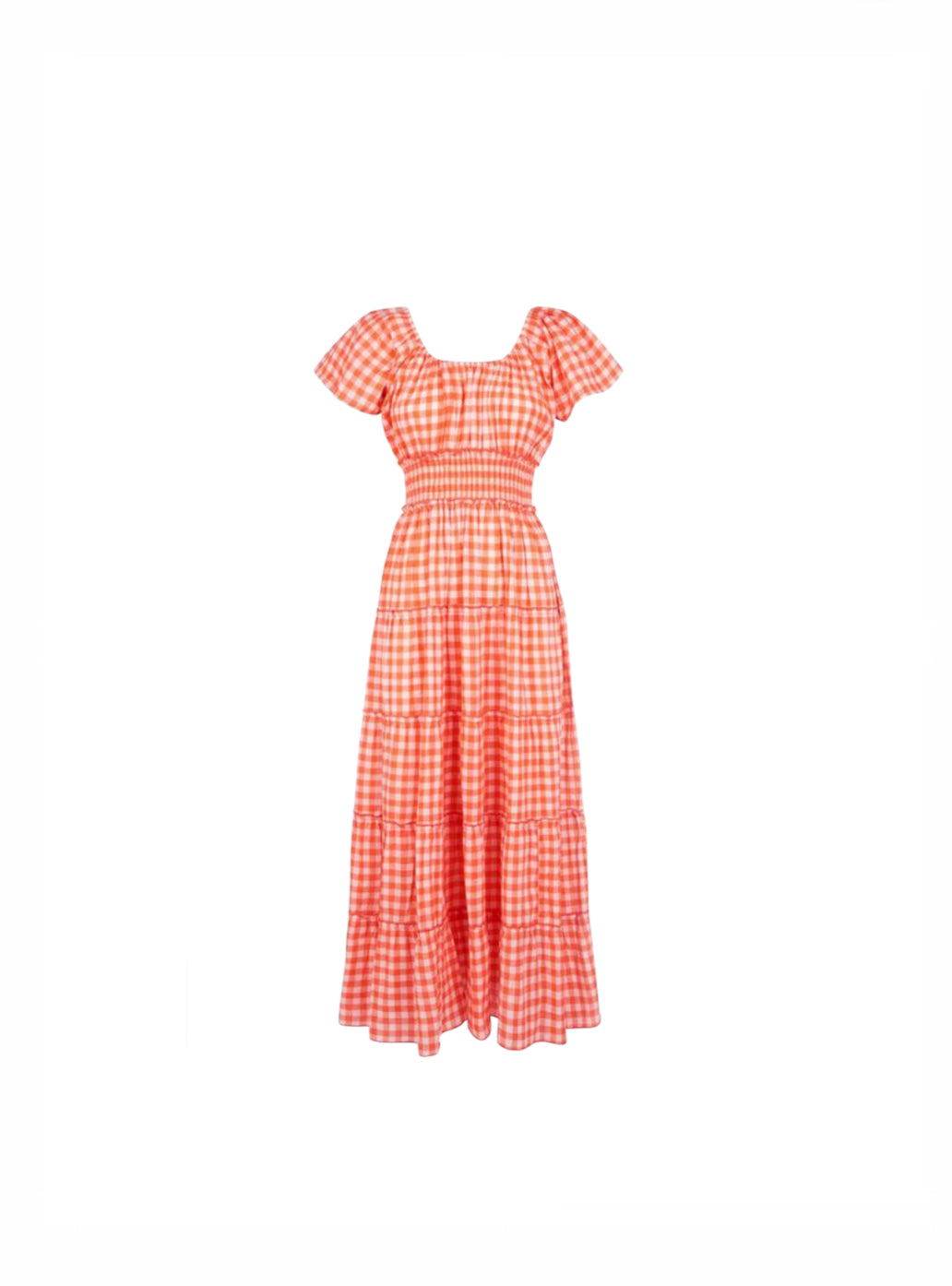 Pink City Prints Gingham Dress