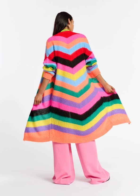 Essentiel Antwerp Striped Long Cardigan