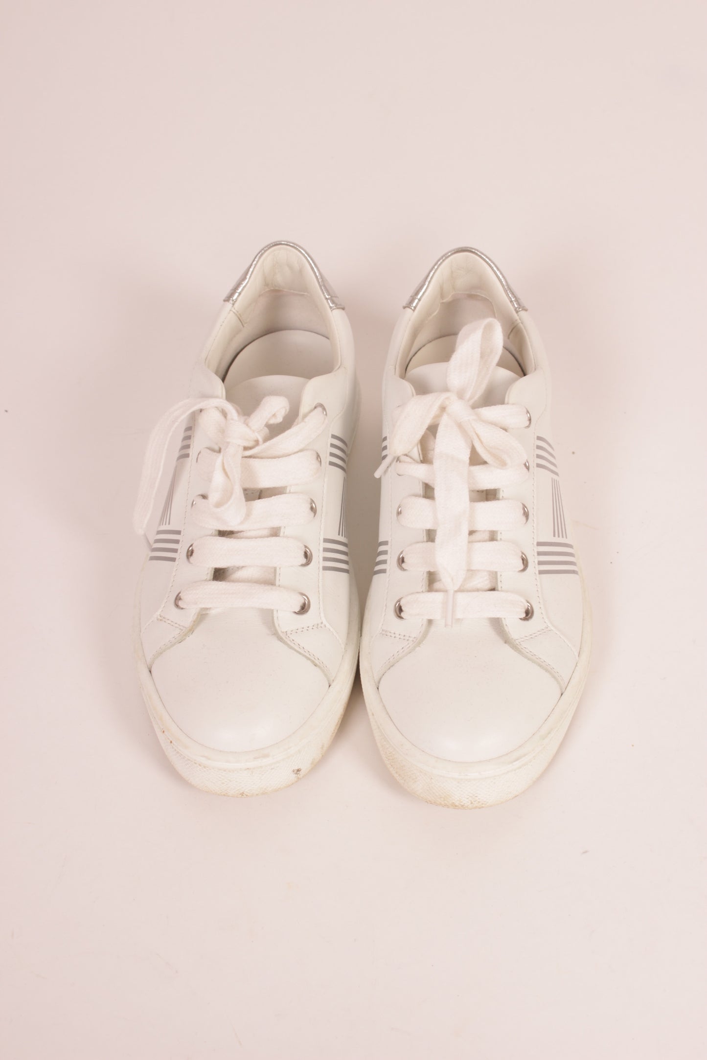 Hermes Silver H Trainers