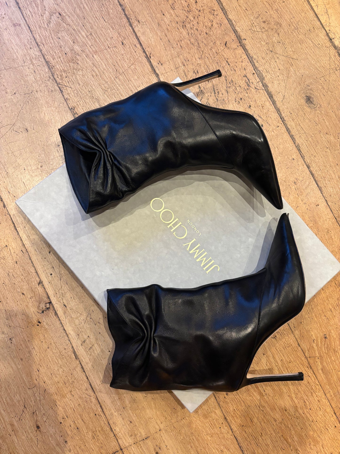 Jimmy Choo Leather Ankle Boots