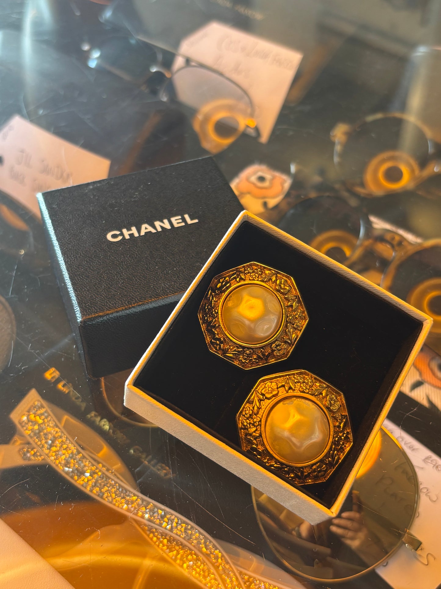 Chanel Vintage Pearl Earrings