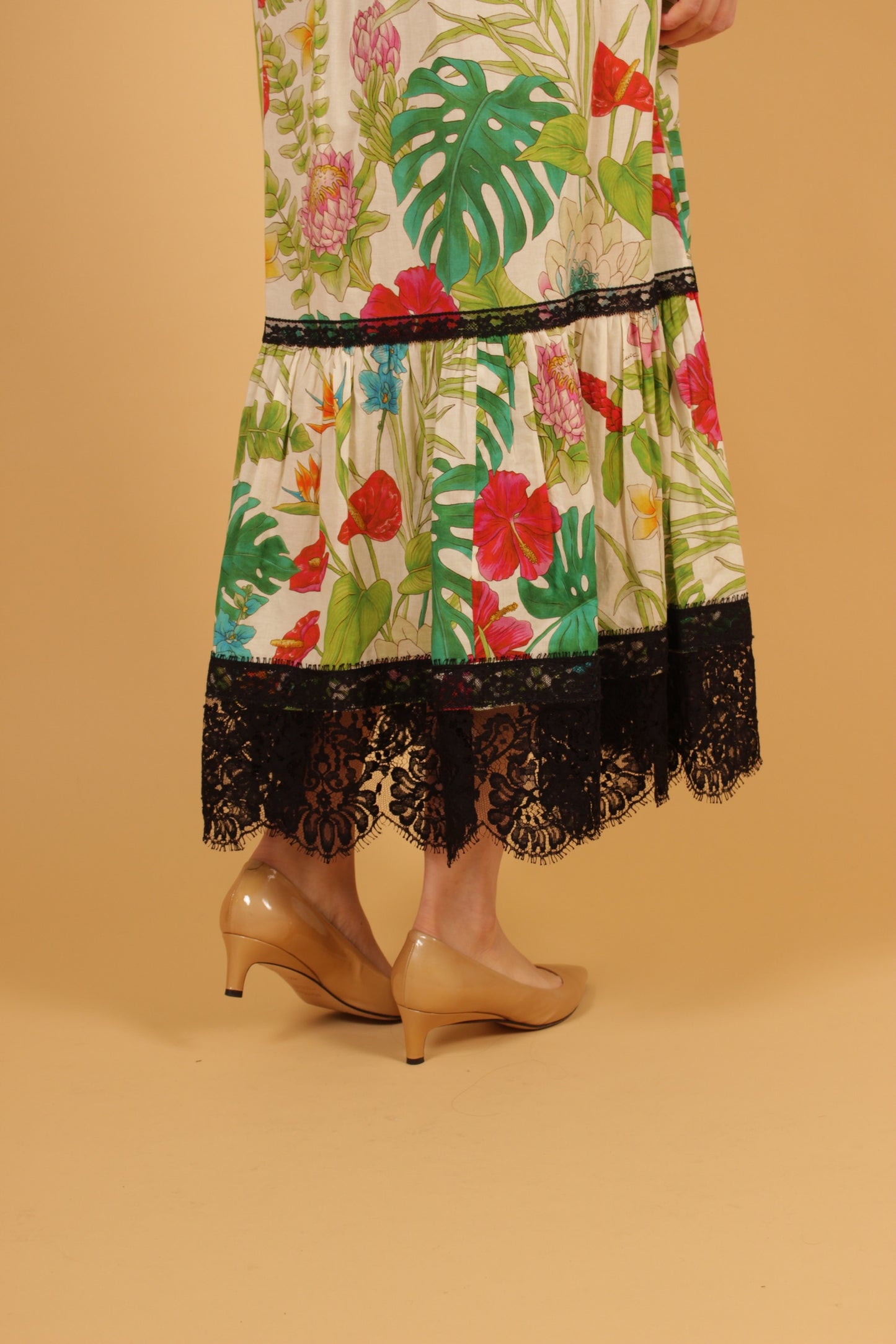 Gucci Tropical Print Dress