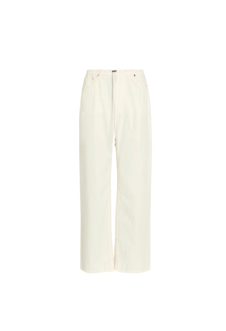 Rails Ivory Normandie Drawstring Jeans