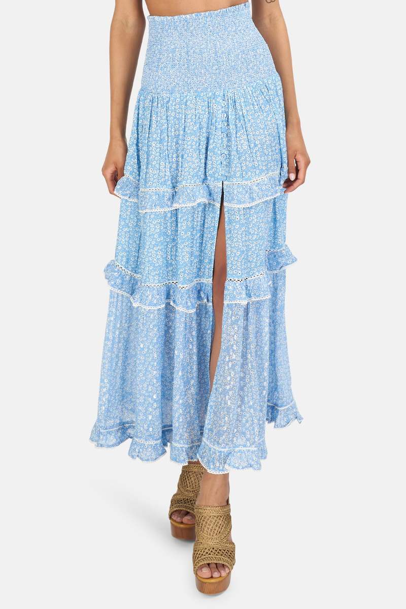 Sunday Saint Tropez Blue Skirt