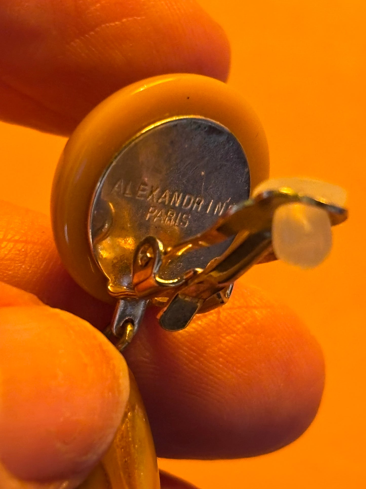 Alexandrine Clip On Earrings