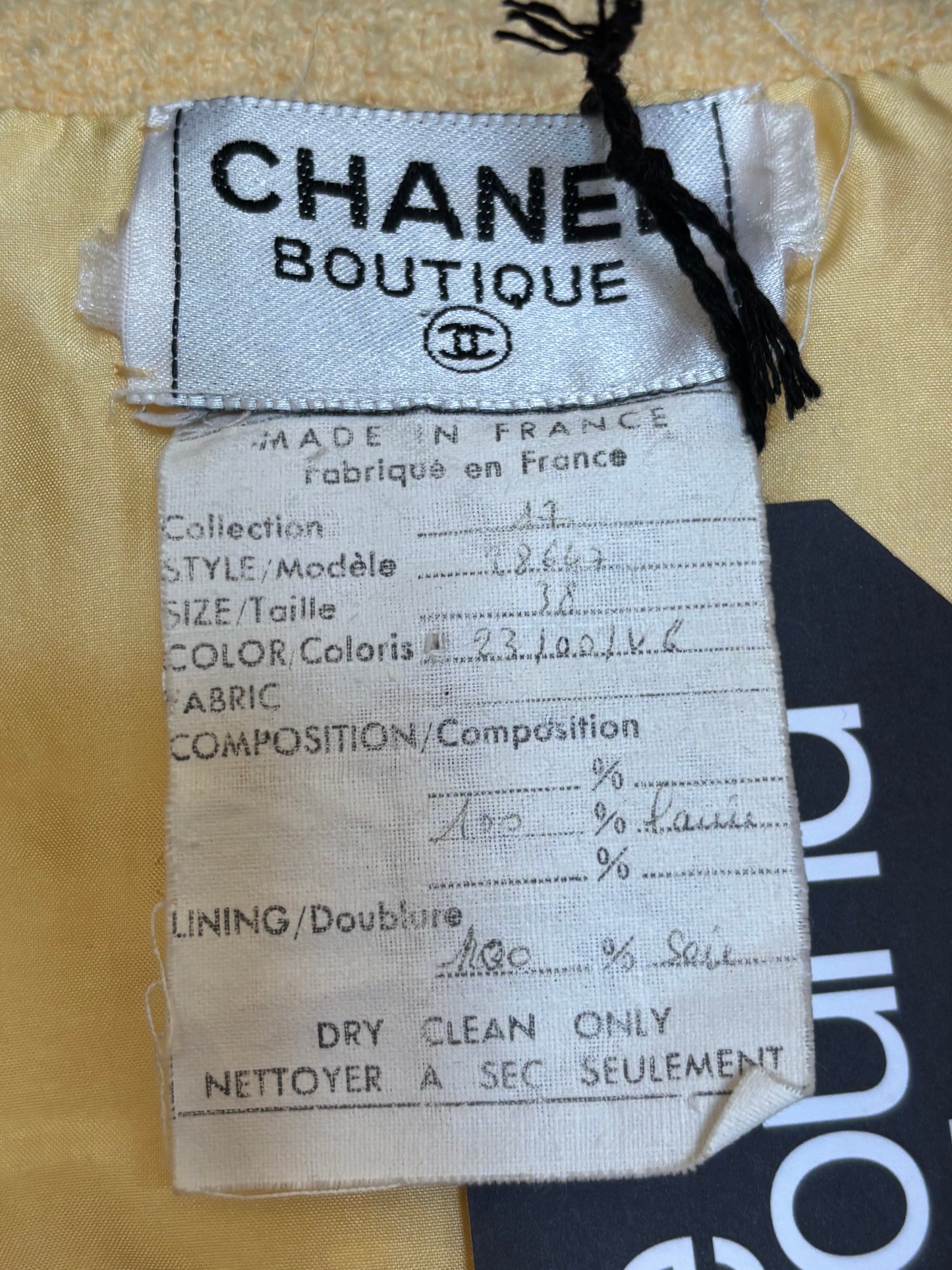 Vintage Chanel Cream Jacket