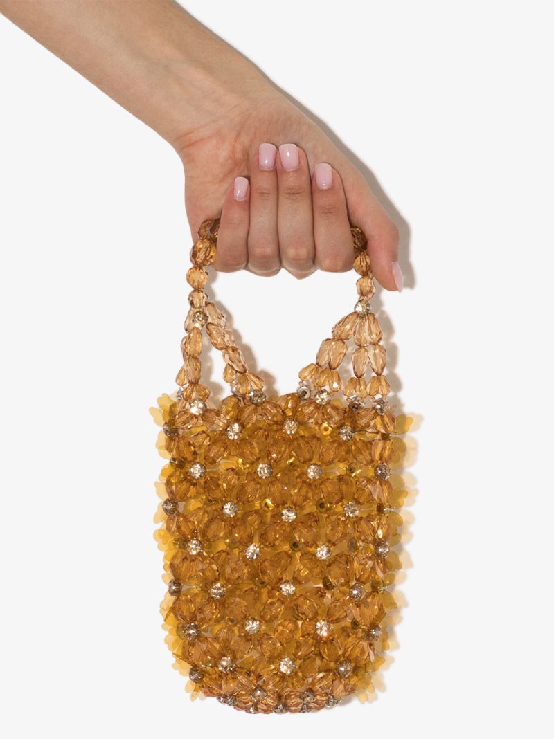 Simone Rocha Beaded Petal Bag