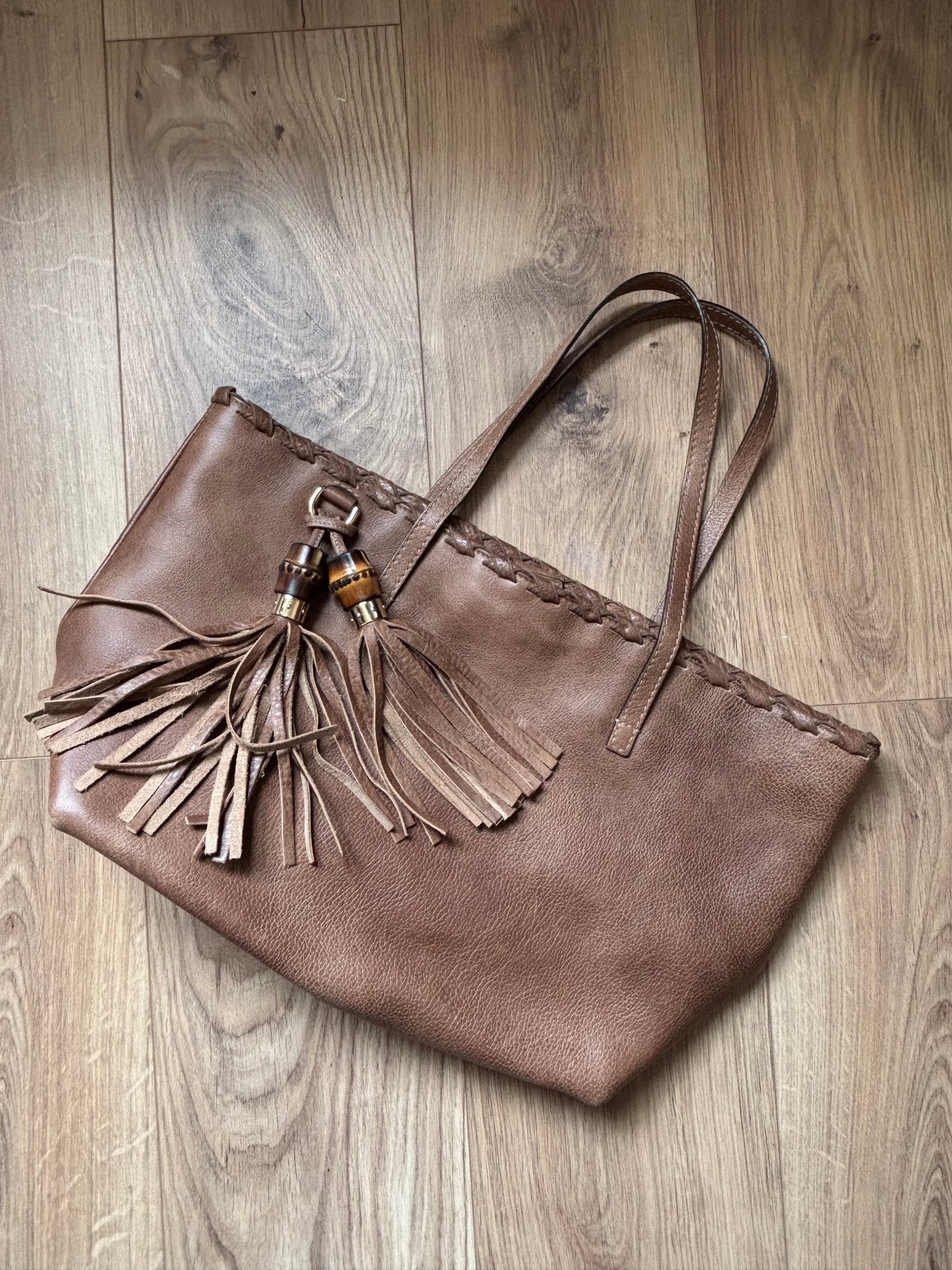 Gucci Tassel Tote Bag