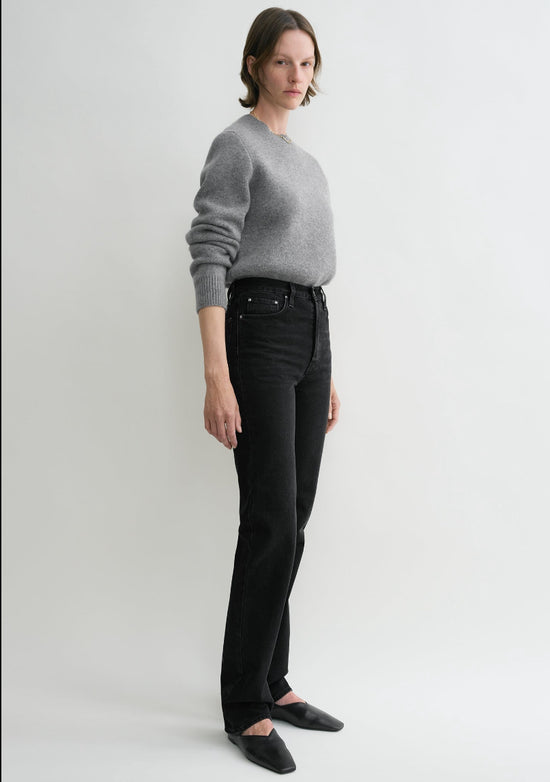 Toteme Classic Cut Black Denim Jeans - current season