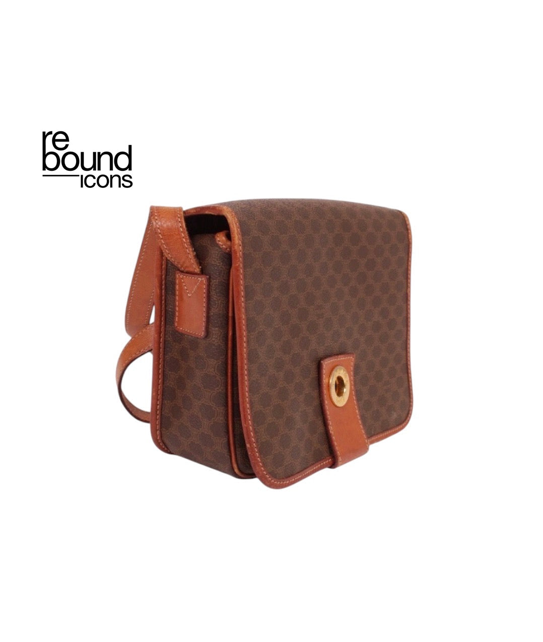 Vintage Celine Macadam Crossbody Bag