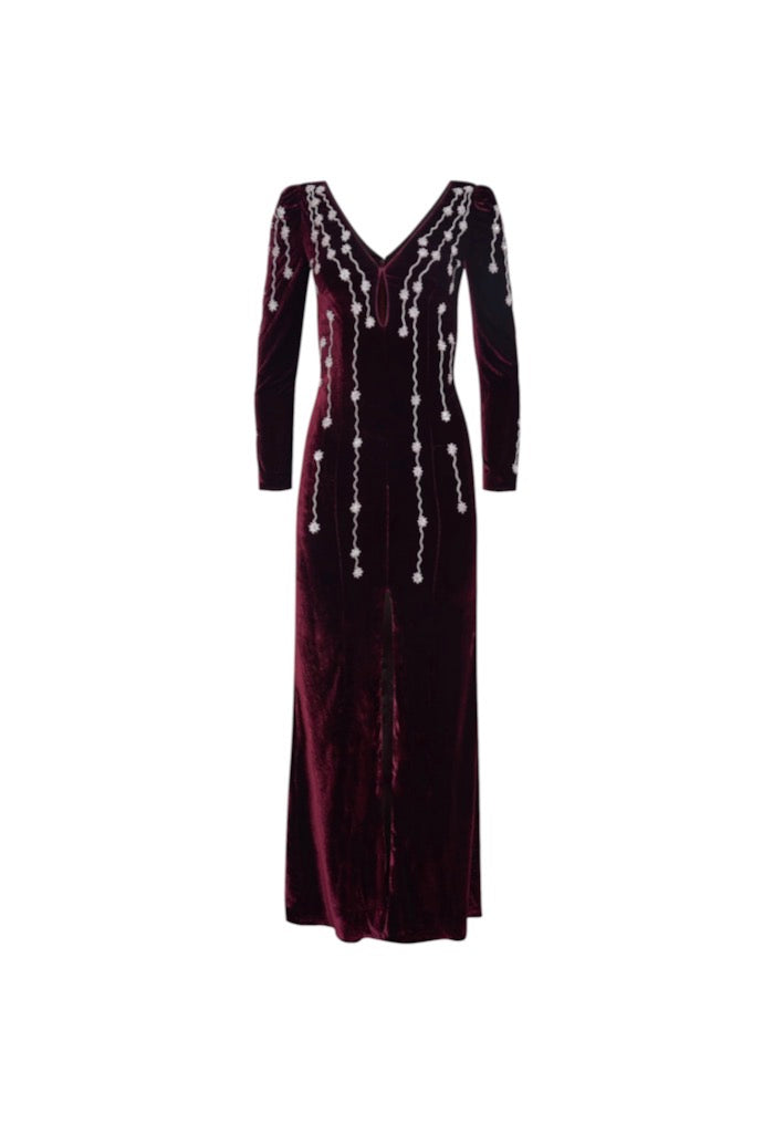 Saloni Joni Velvet Dress - current season