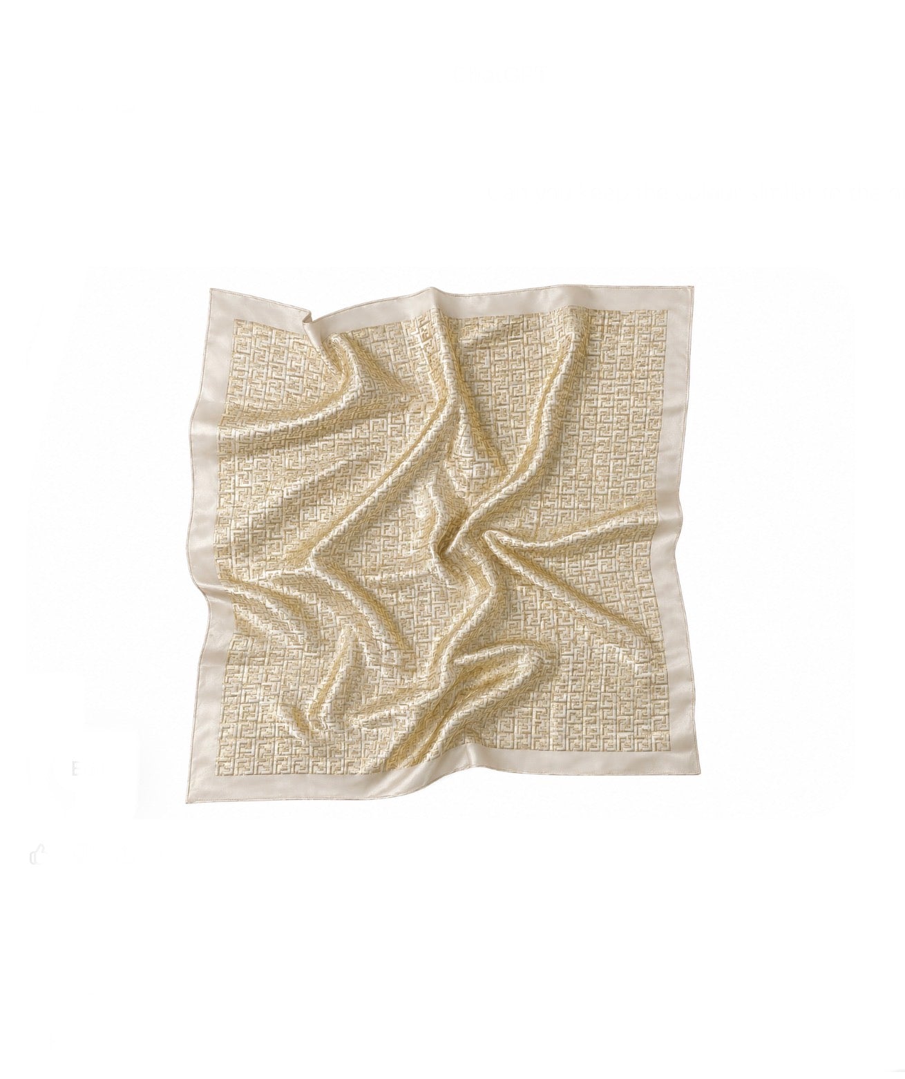 Fendi Gold Scarf