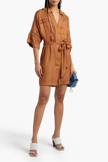 Diane Von Furstenberg Silk Playsuit