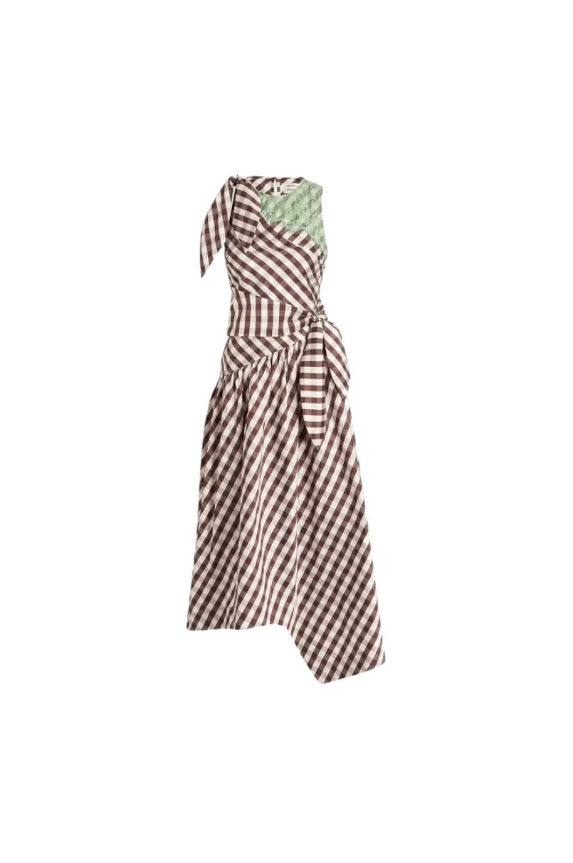 Damson Madder Giselle Checked Dress