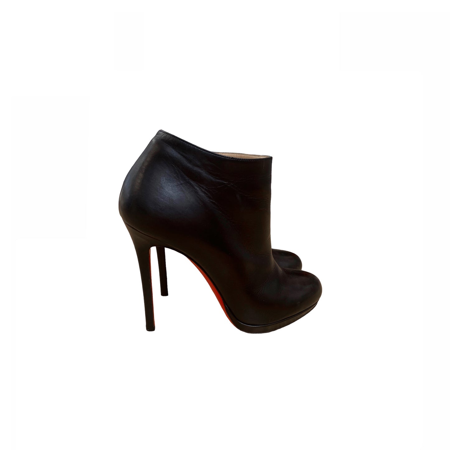 Christian Louboutin Black Heeled Ankle Boots