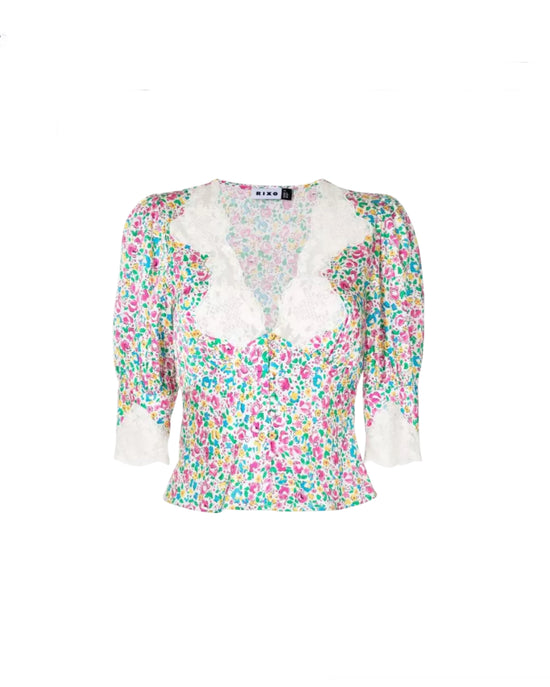 Rixo Floral Blouse