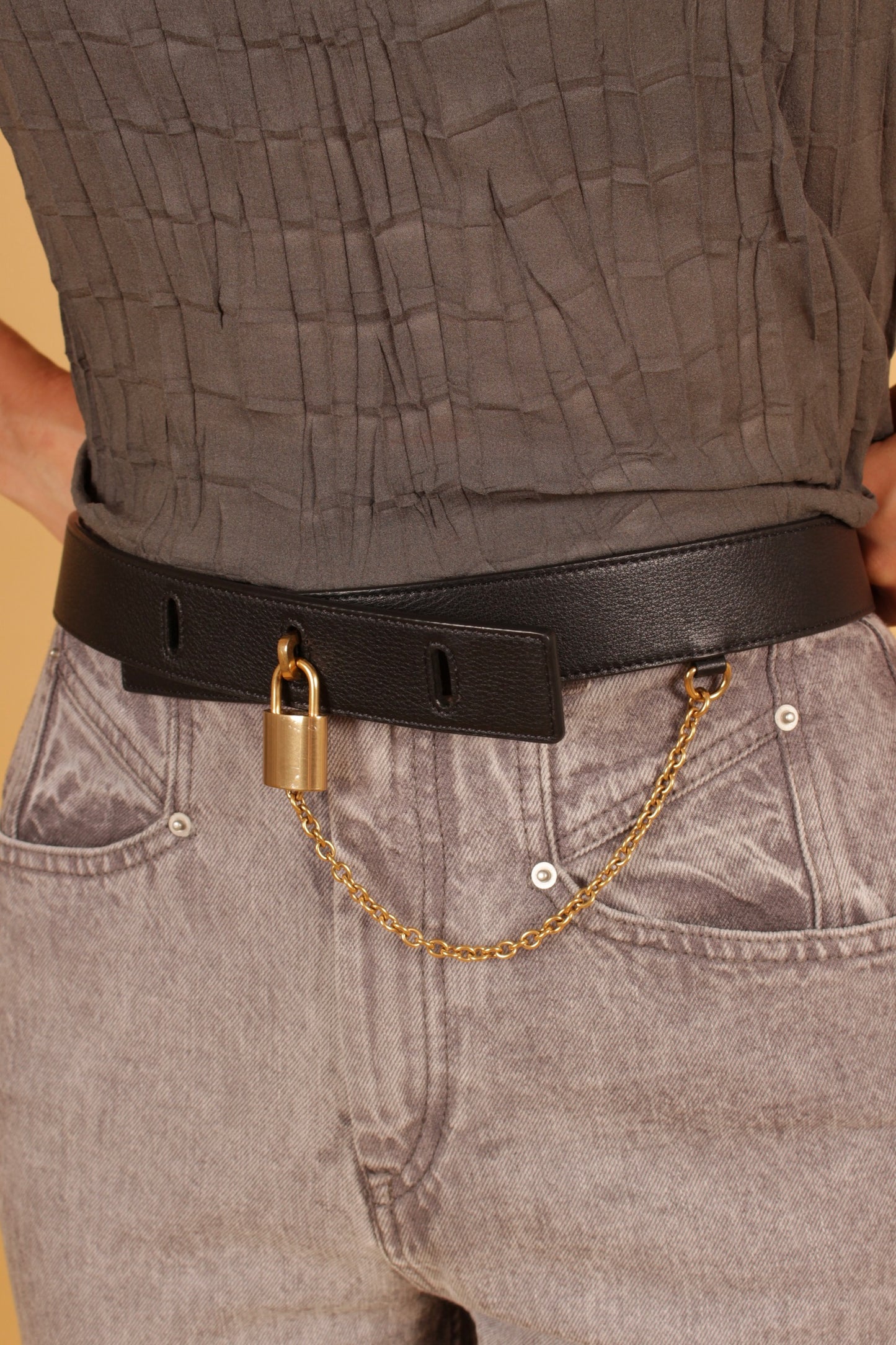 Mulberry Padlock Belt