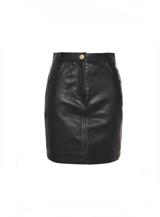 Claudie Pierlot Black Leather Skirt - nwt