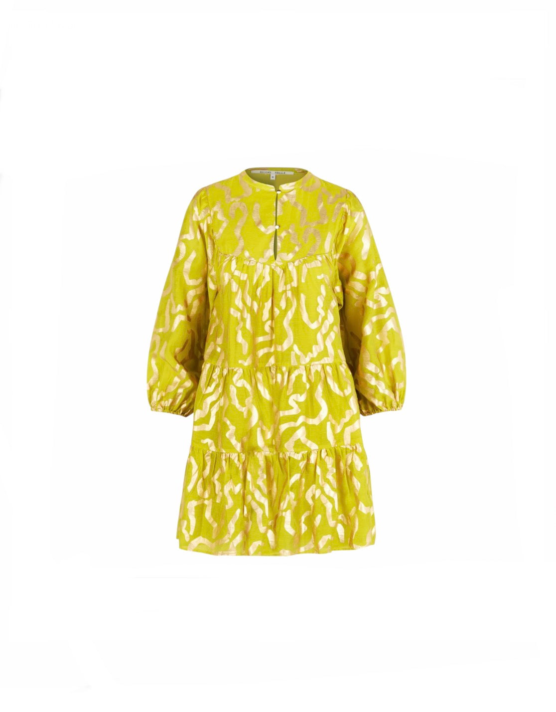 Second Female Gold Squiggle Dress