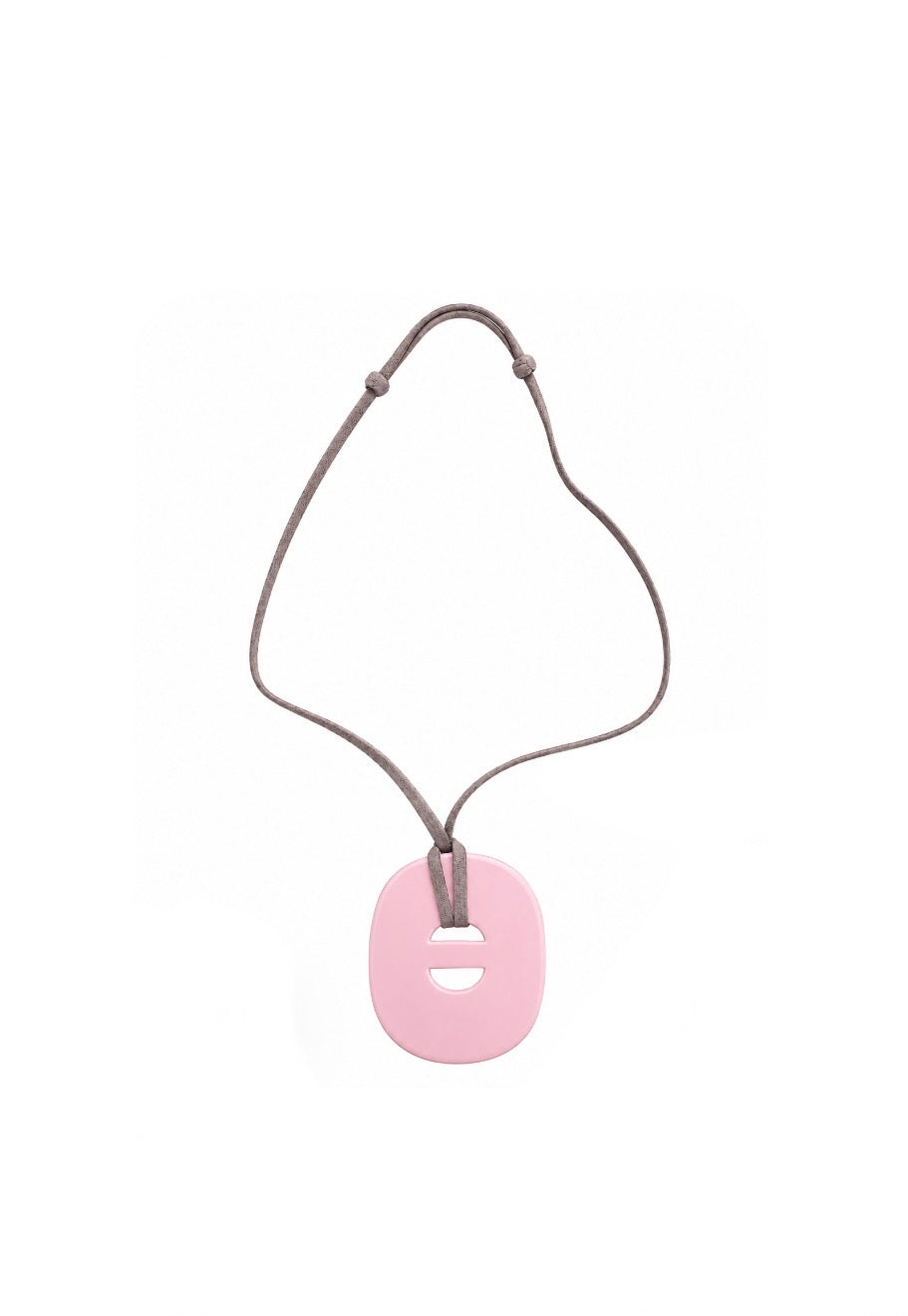 Hermes Pink Reversible Horn Pendant