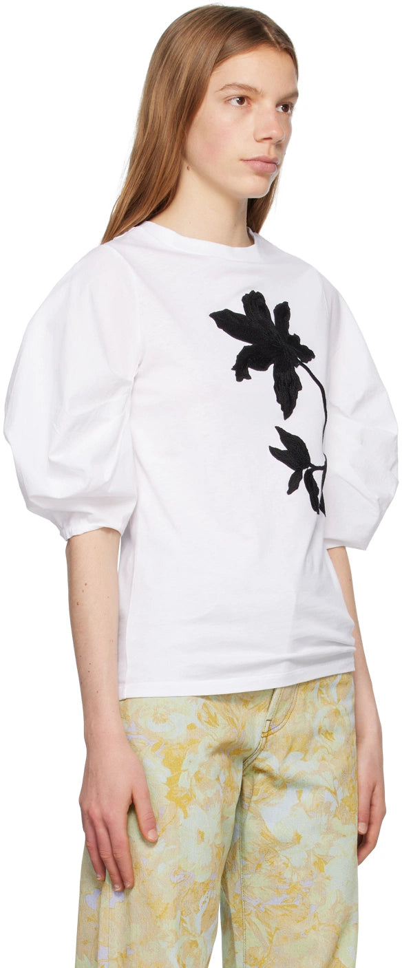 Erdem Appliqué White Top