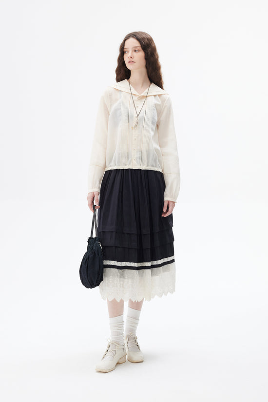 Renli Su Cream Rebecca Blouse - current season