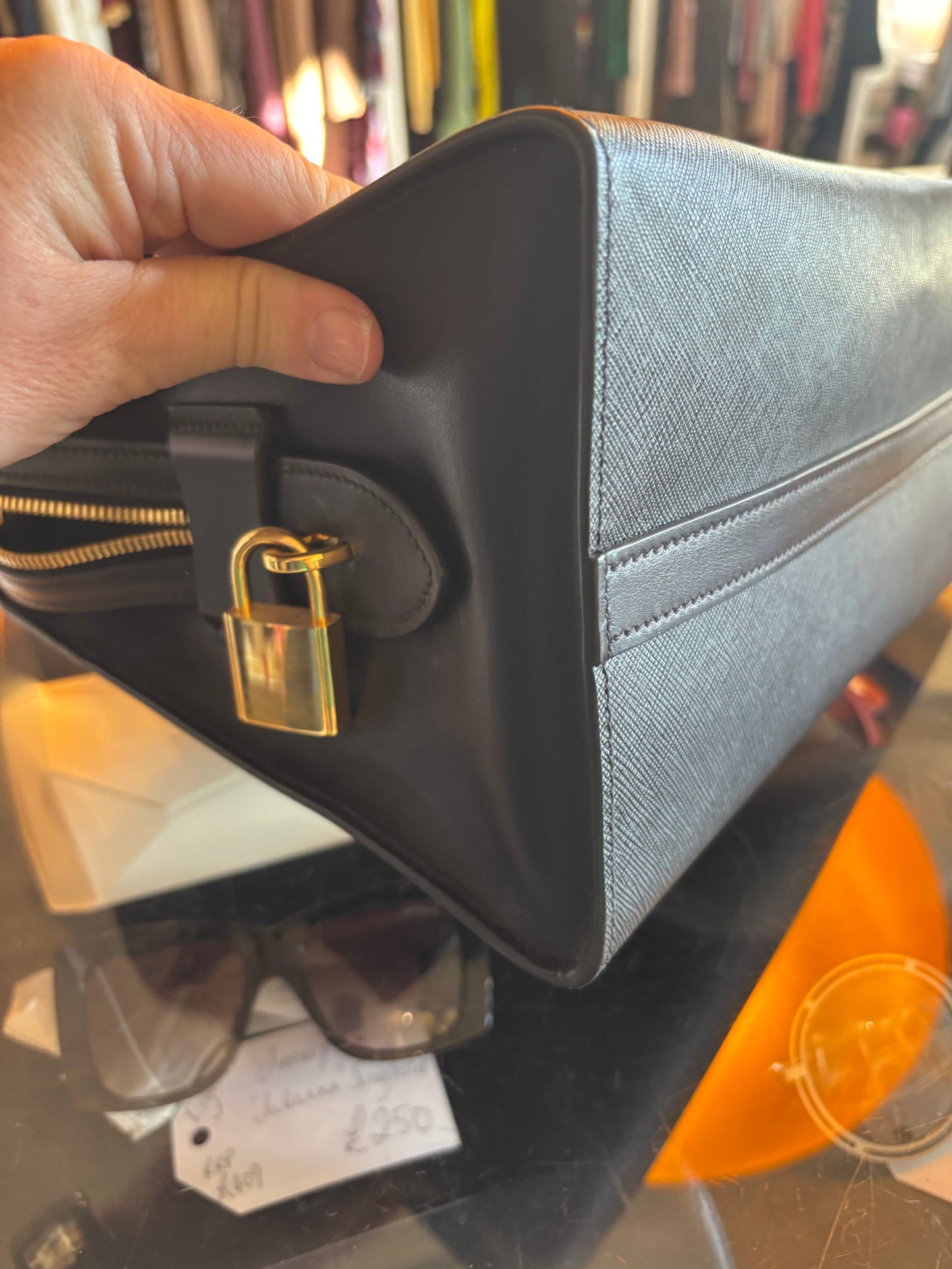 Prada Esplanade Black Tote Bag