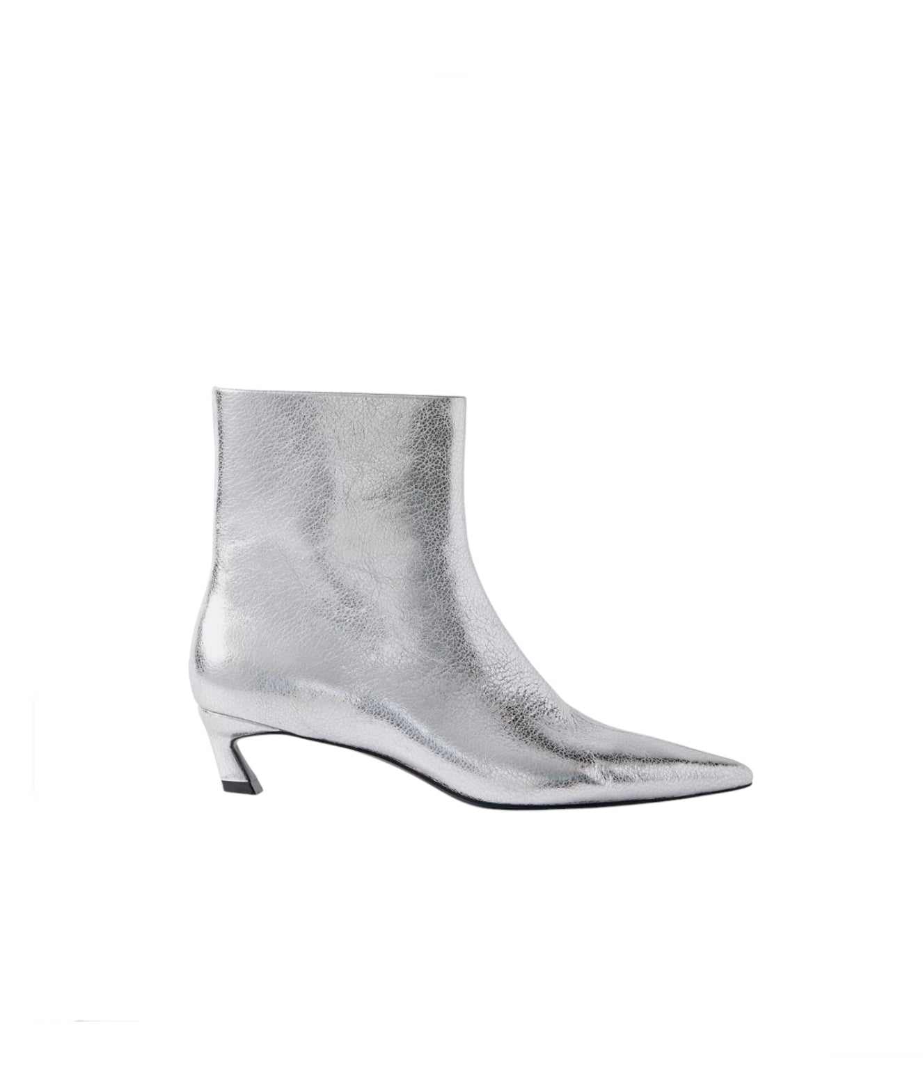 Mint Velvet Silver Boots - new